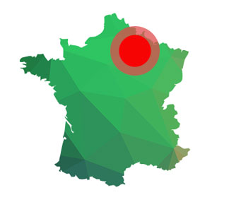 Zone d'intervention – Pépinières Cornet